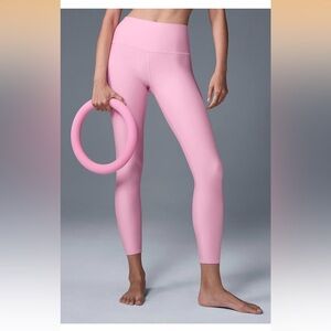 ALO Yoga Sweet Pink 7/8 high waist airlift Leggings